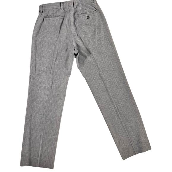 Banana Republic Modern Fit Gray Herringbone Wool-Blend Suit 30x30 38S - Picture 10 of 16